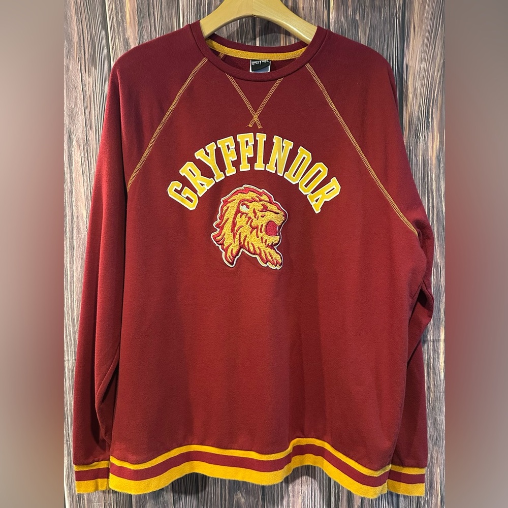 Harry Potter Gryffindor Maroon Crewneck Sweatshirt - Size XL